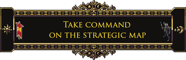 Take command on the strategic map